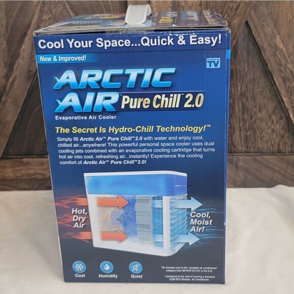 Arctic Air Pure Chill 2.0 Evaporative Air Cooler Air Conditioner Cooling • New - Picture 3 of 6